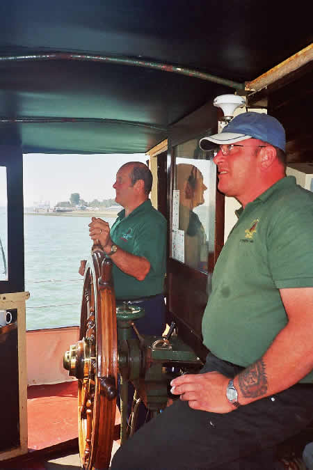 Our crew - two to sail us and four to feed us ...
