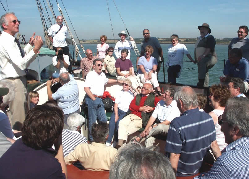 Philip Mann gets us going with "Happy Birthday" for Merlin Channon